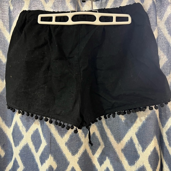 J Crew Black Fringe Shorts Size Small - Picture 4 of 5